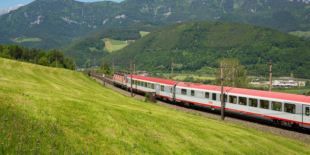 Travel by train through the scenic Semmering Railway