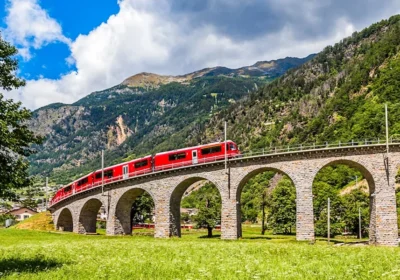 Train Routes Across Europe