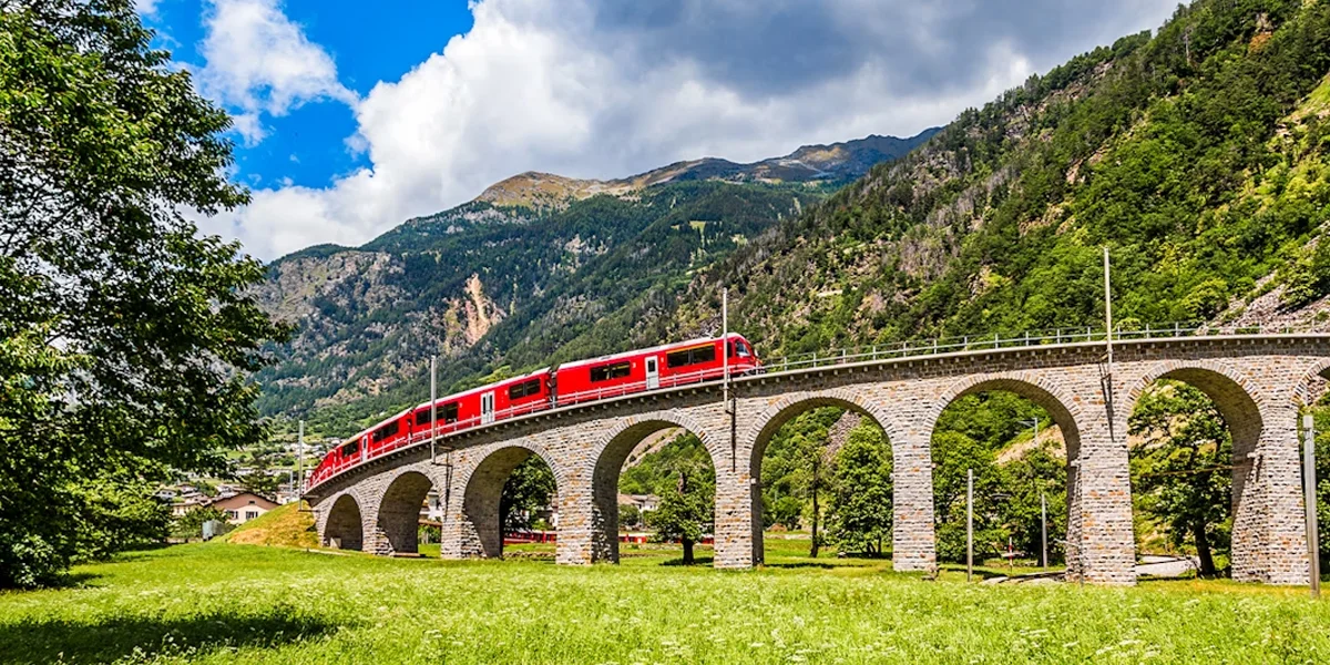 Train Routes Across Europe