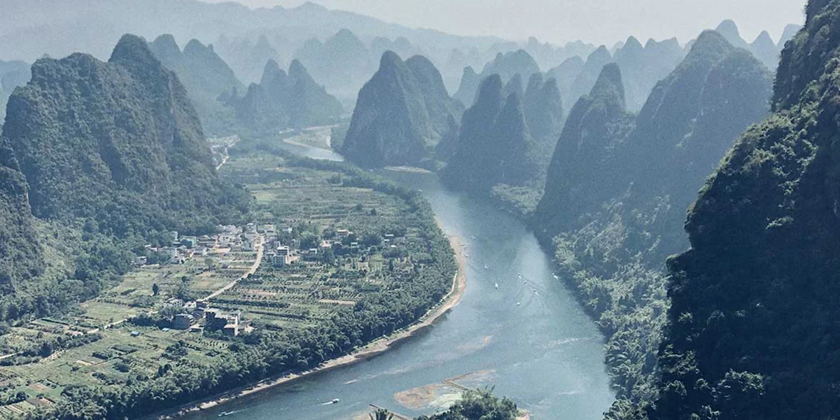 Yangdai River Delta and Yangshuo show you a piece of paradise