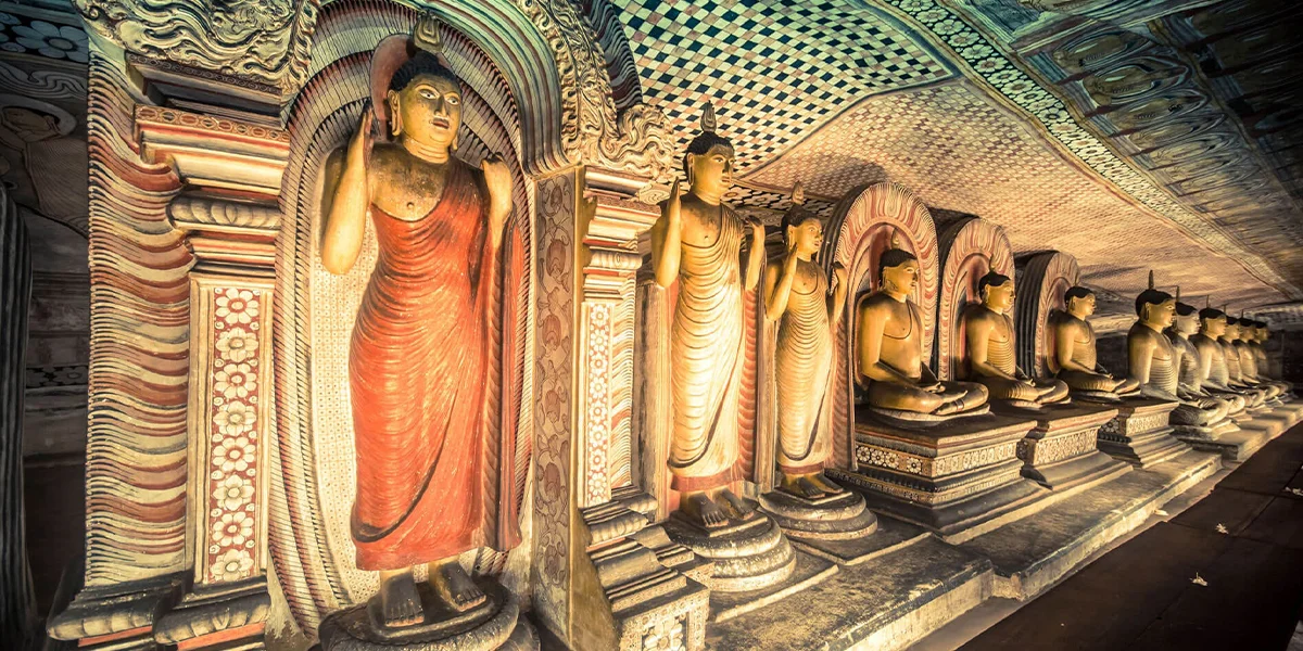 The Golden Temple of Dambulla Cave Temple