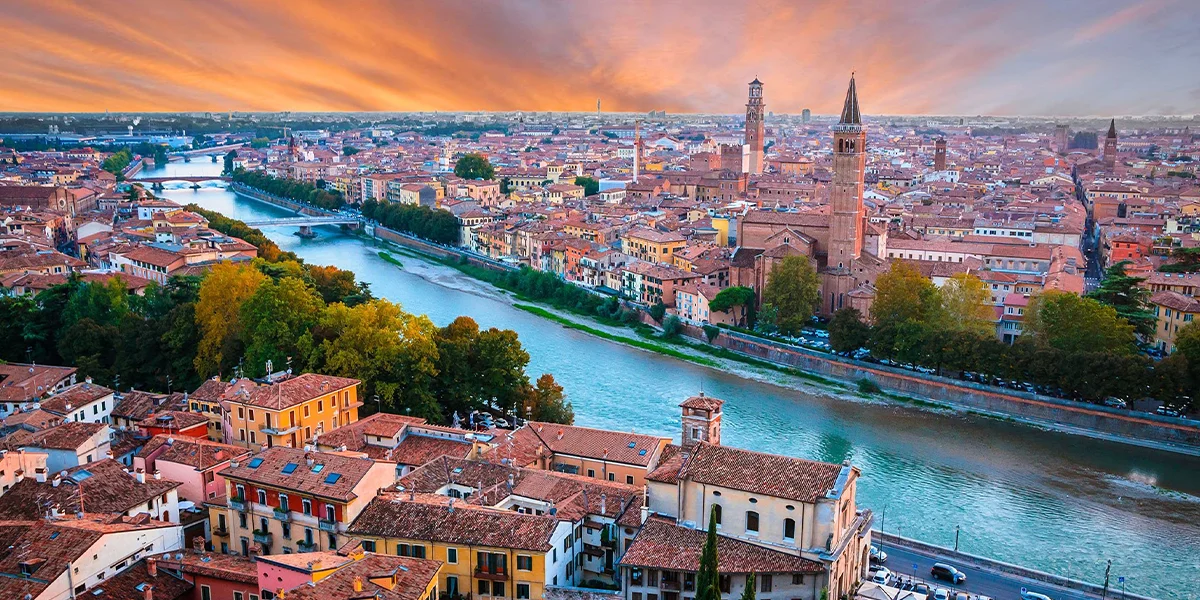 Verona, the city of Romeo and Juliet