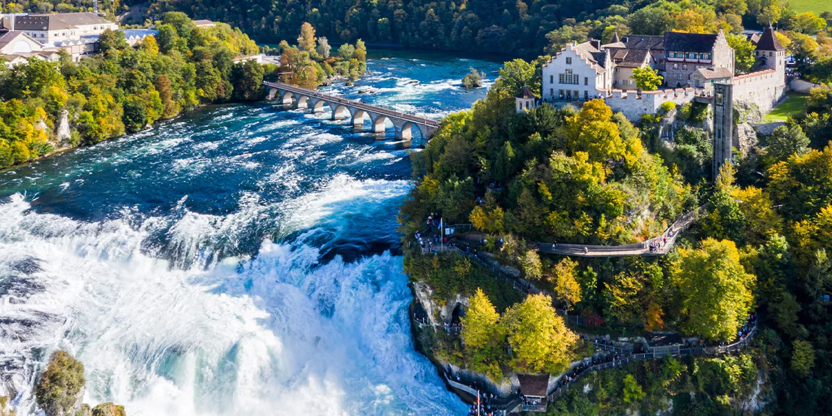 Rhine Falls -The Biggest Water Fall in Europe