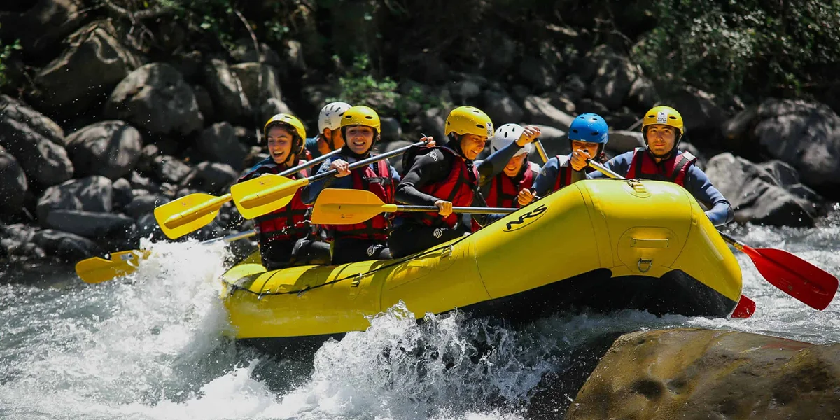 Canyoning and Rafting