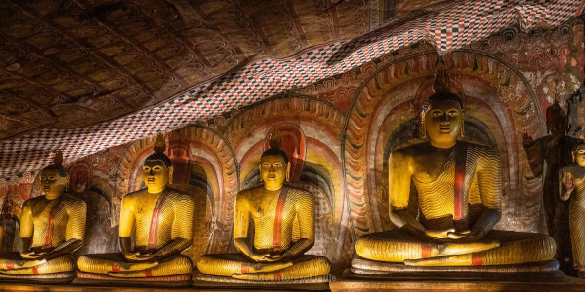 9. See the Dambulla Caves Temple.
