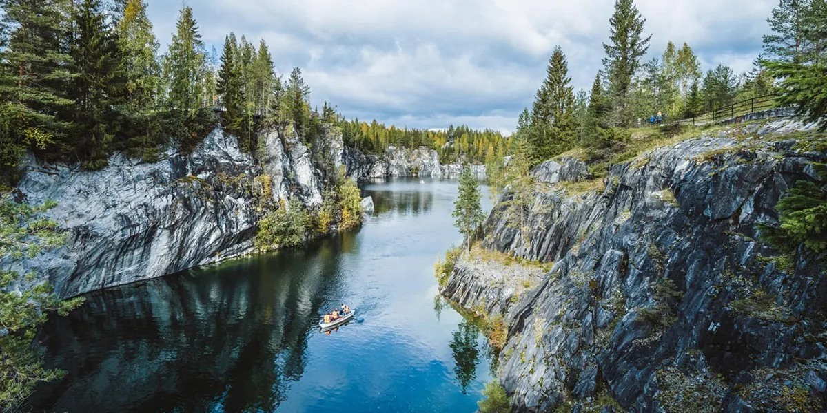 6. Ruskeala Marble Canyon – Natural Beauty Meets History