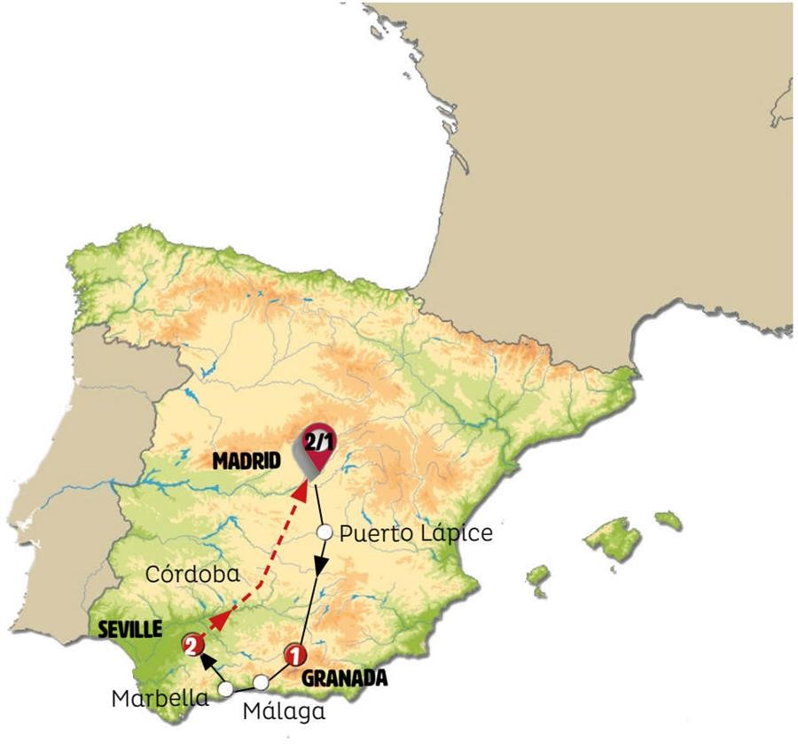 Andalusian Story 7 Days Tour