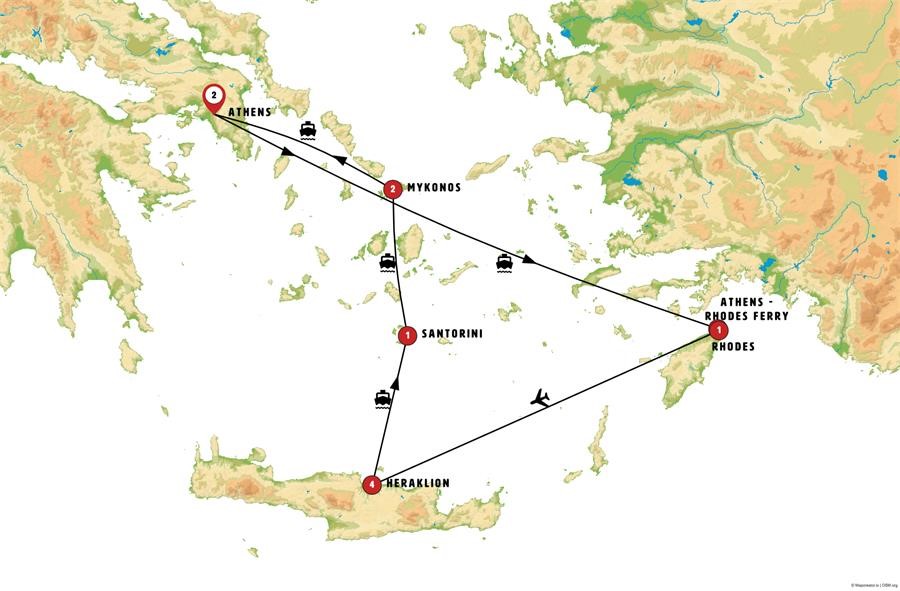 Essential Greece with Mykonos 