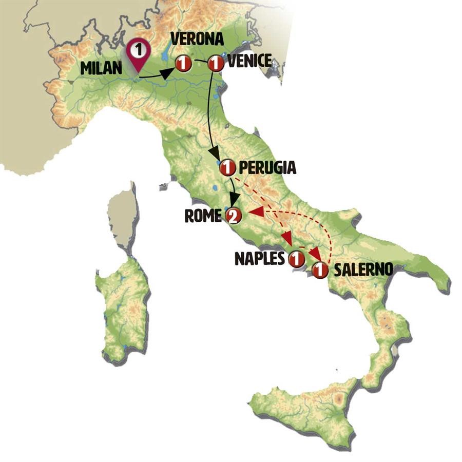 Italy 7 Days Tour