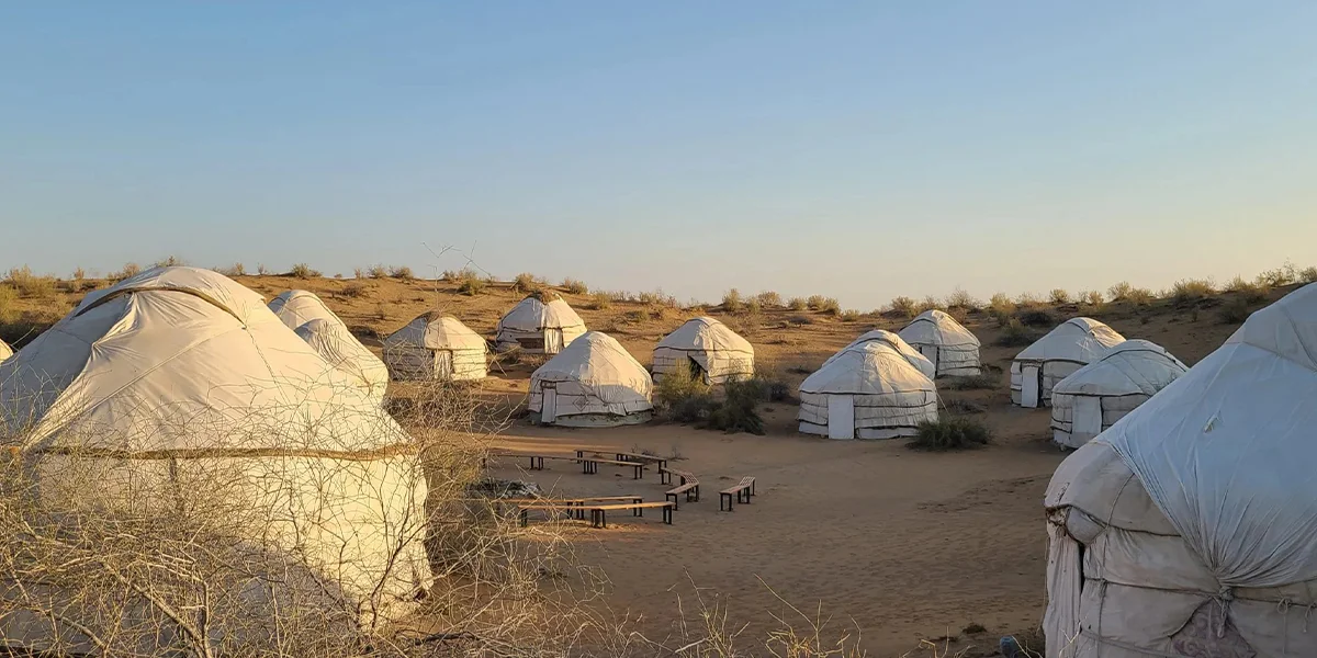  Exploring Traditional Desert Yurt Camps