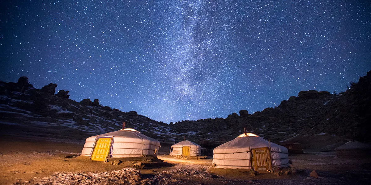Stargazing in Mongolia’s Desert Landscapes