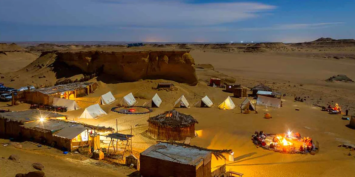 Camping in the Desert